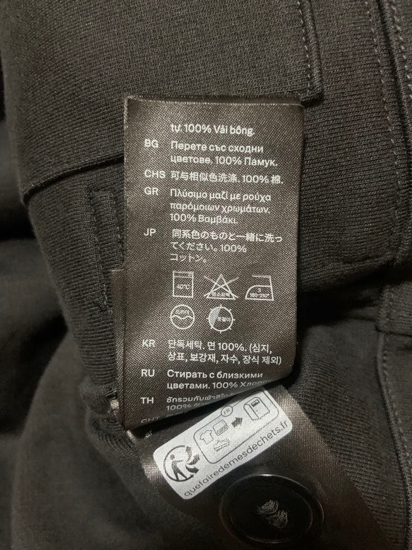 【即完品】COS ブラック コットン ワークジャケット