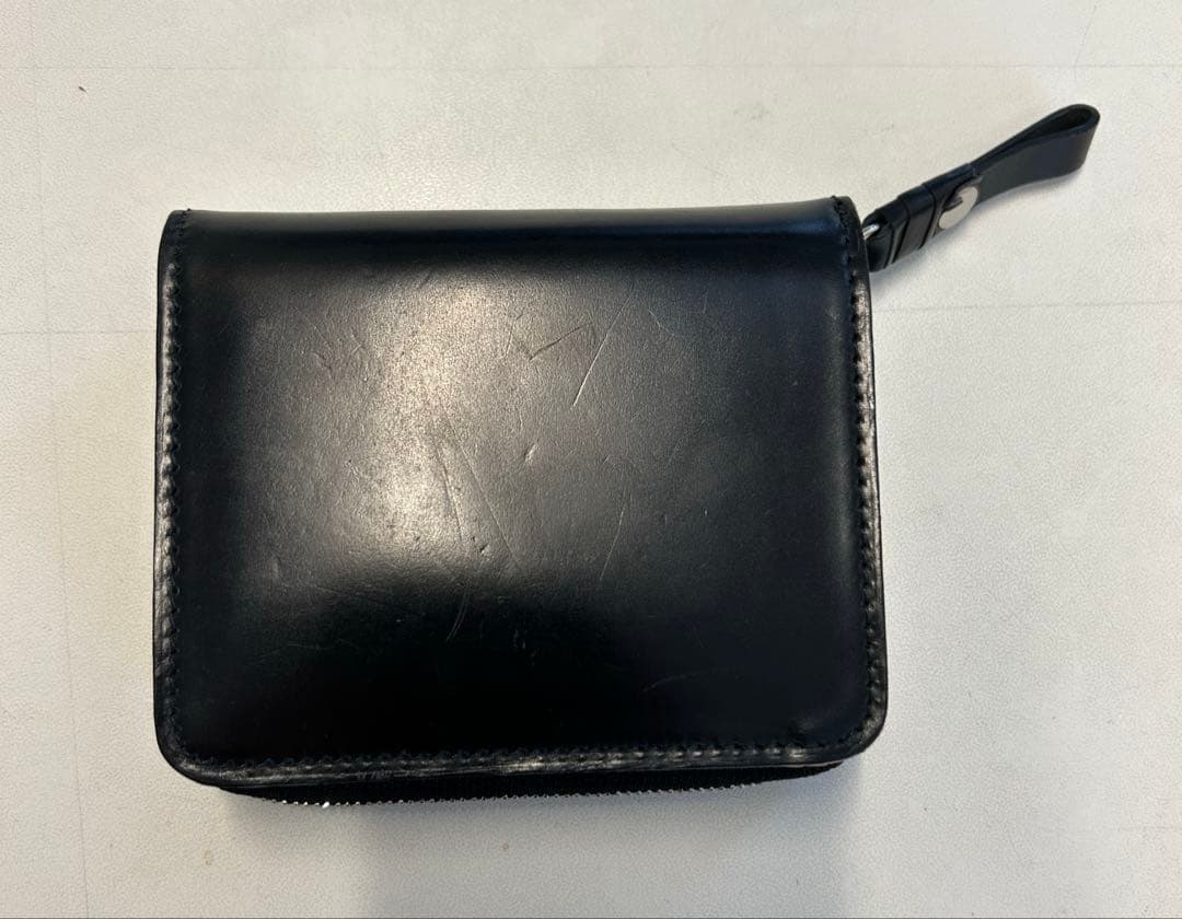 【週末限定】cornelian taurus wallet コードバン BK