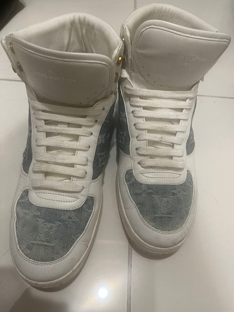 R*i様 Louis Vuitton デニム生地　ハイカットスニーカー サイズ7