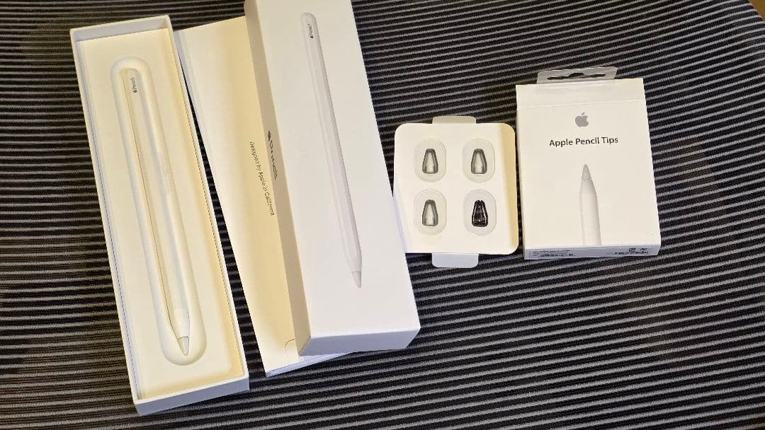 【美品】Apple Pencil 第2世代 +チップ3個未使用