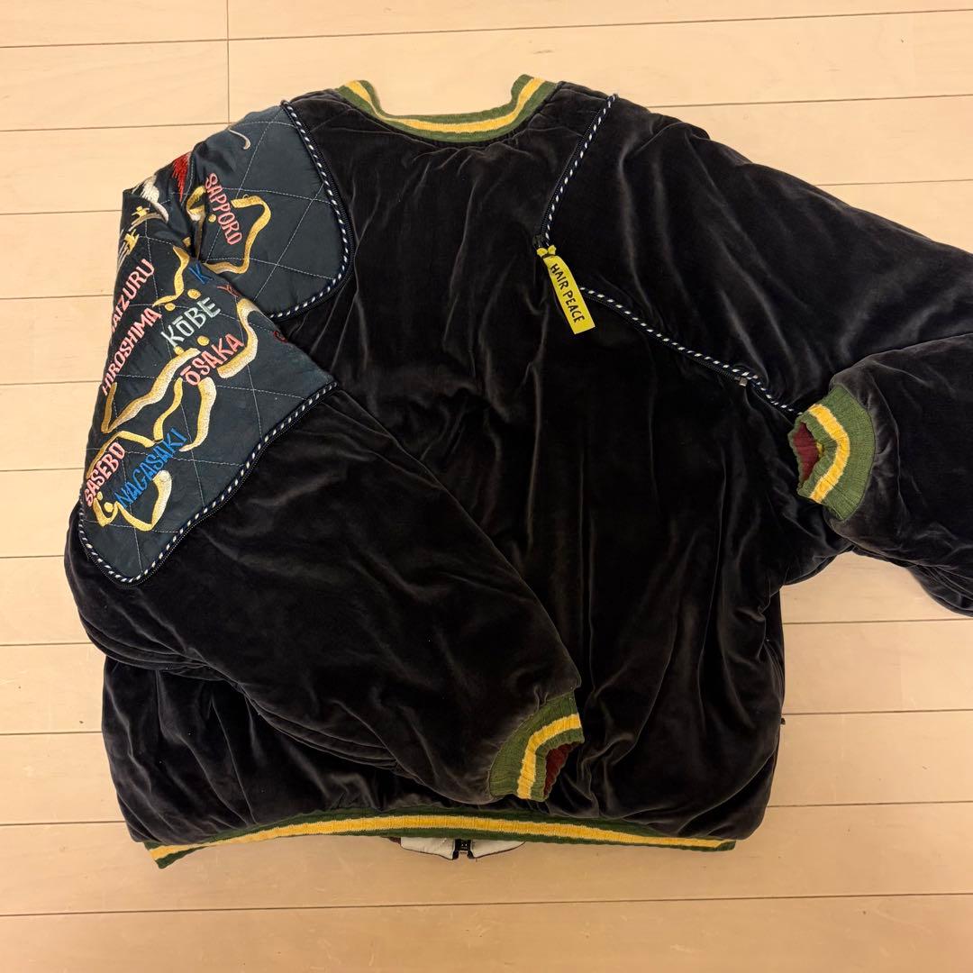 祝三連休kapital サイズ4 硫化別珍シャムボマーJACKETスカジャン