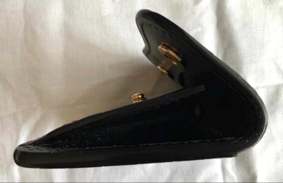 ワイルドスワンズ　タング　クロコダイル／サドル　ブラック