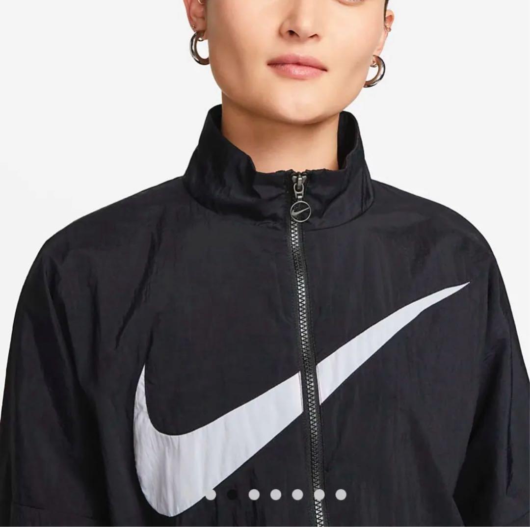 ナイキ　レディース　ウィンドブレーカー　上下セットアップ　ブラック　黒　L