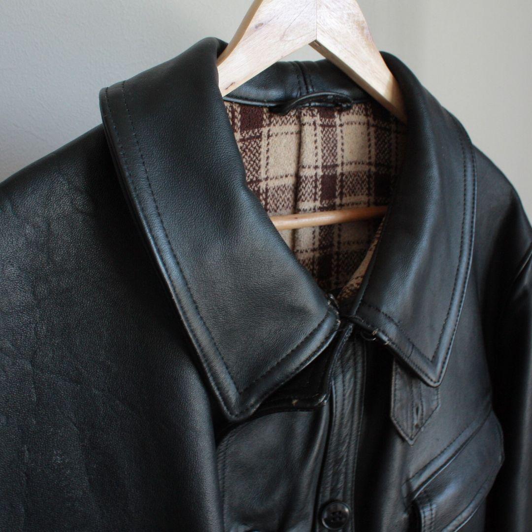 50～60s コルビジェジャケット フレンチヴィンテージ 丸襟