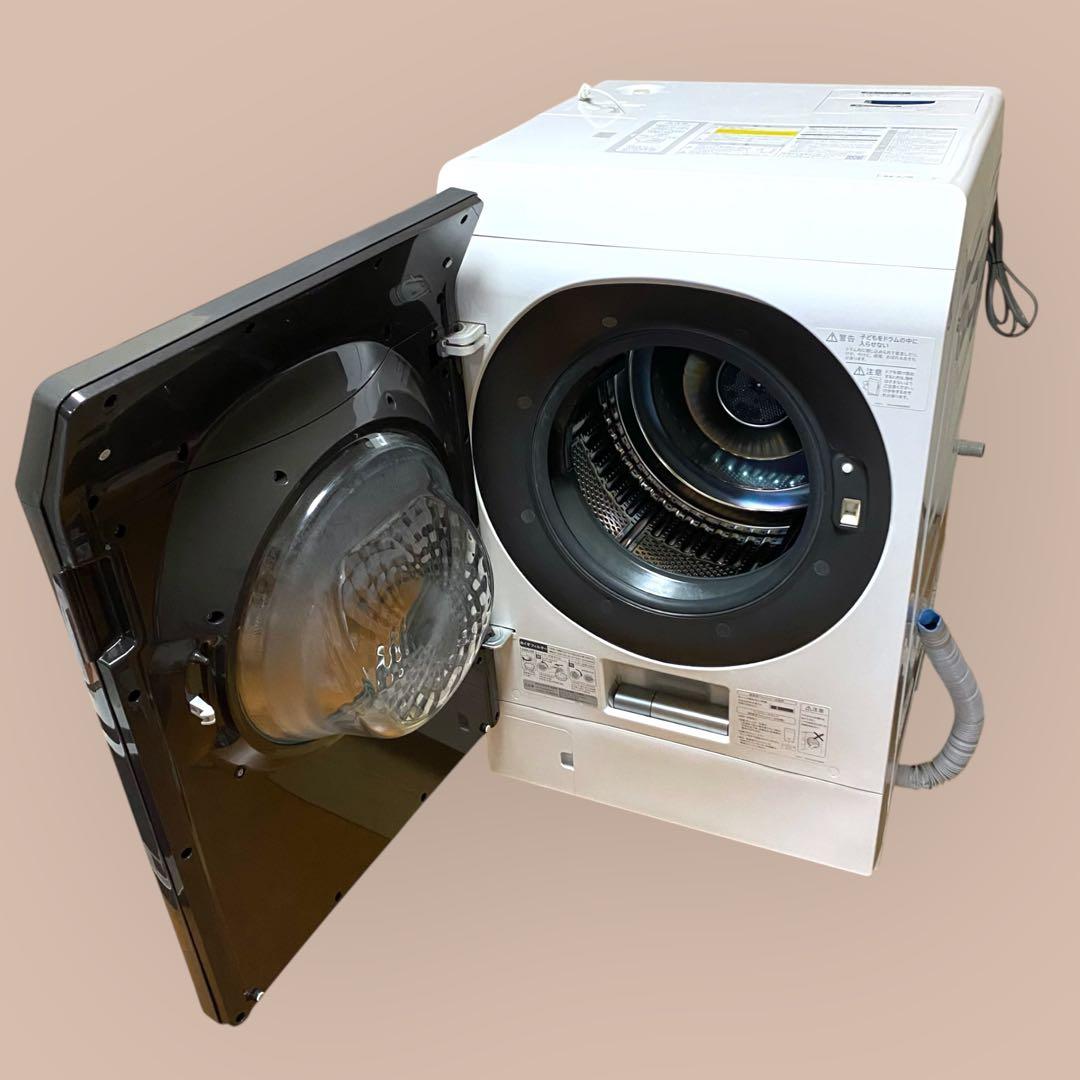 SHARP ドラム式洗濯乾燥機 ES-U111-TL 11kg/6kg 左開き