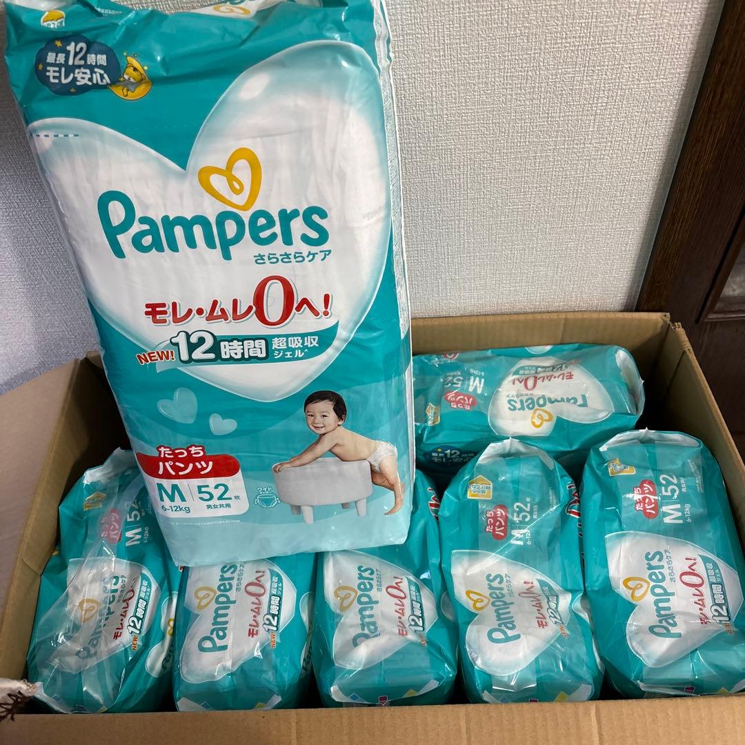 Pampers Mサイズ パンツタイプ 52枚入り7パック