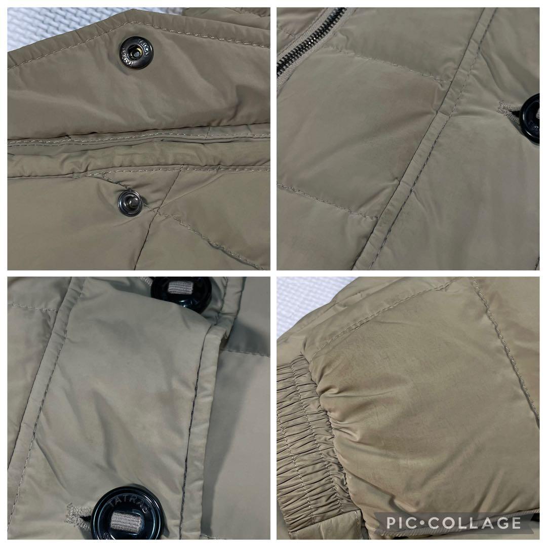 比較的美品 タトラス Plutone ラクーンファー フード付き ダウンコート