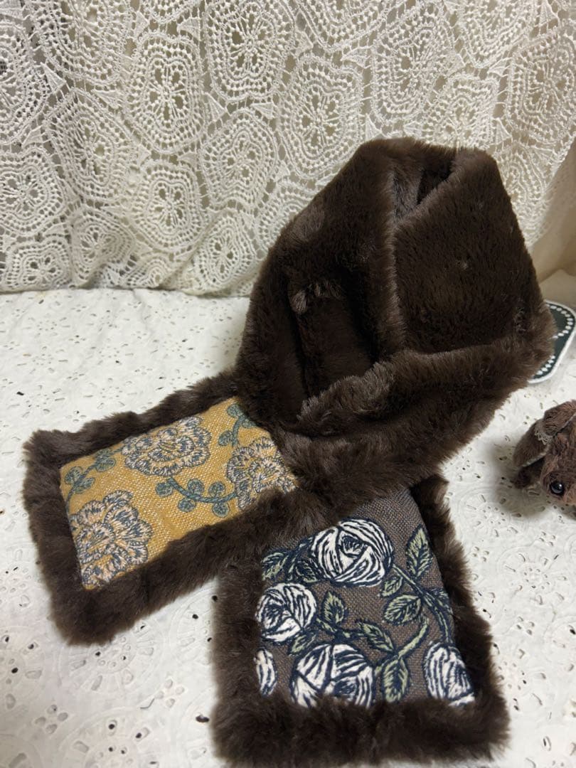 レイちゃん51220ＢミナペルホネンハンドメイドブガッティML＆マフラー