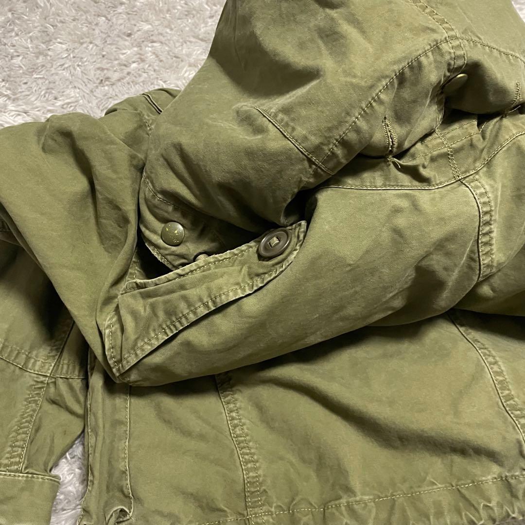 ポロ ラルフローレン　 ミリタリー フィールドジャケット　ビンテージ加工