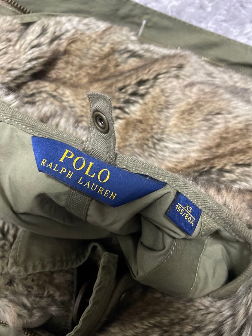 ポロ ラルフローレン　 ミリタリー フィールドジャケット　ビンテージ加工