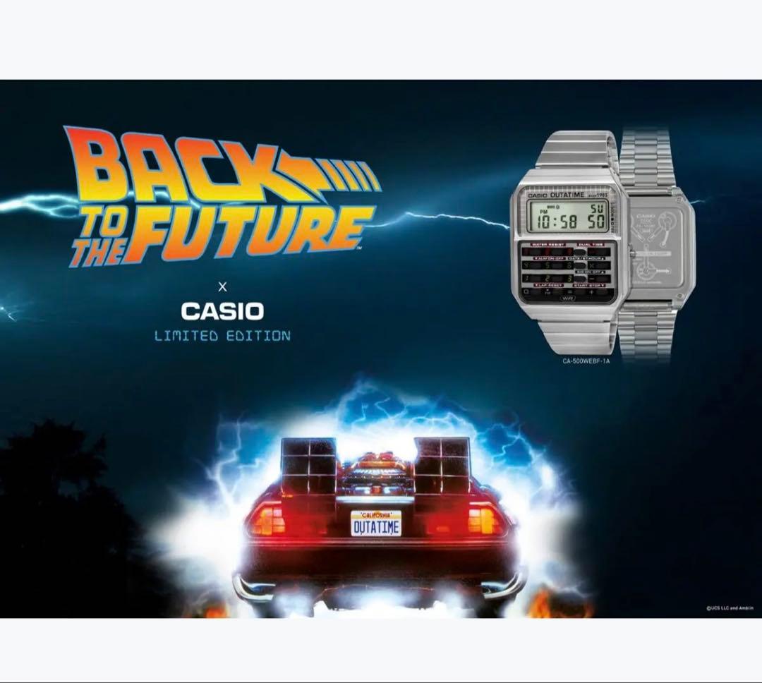 時計 CASIO CA-500WEBF-1AJR BACK TO THE FUTURE