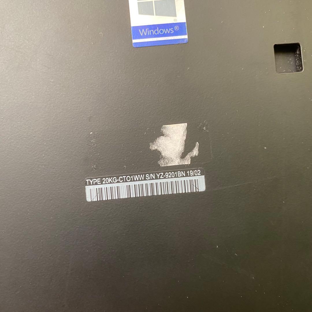 Windowsノート本体 Lenovo ThinkPad X1 Carbon 20KGCT01WW