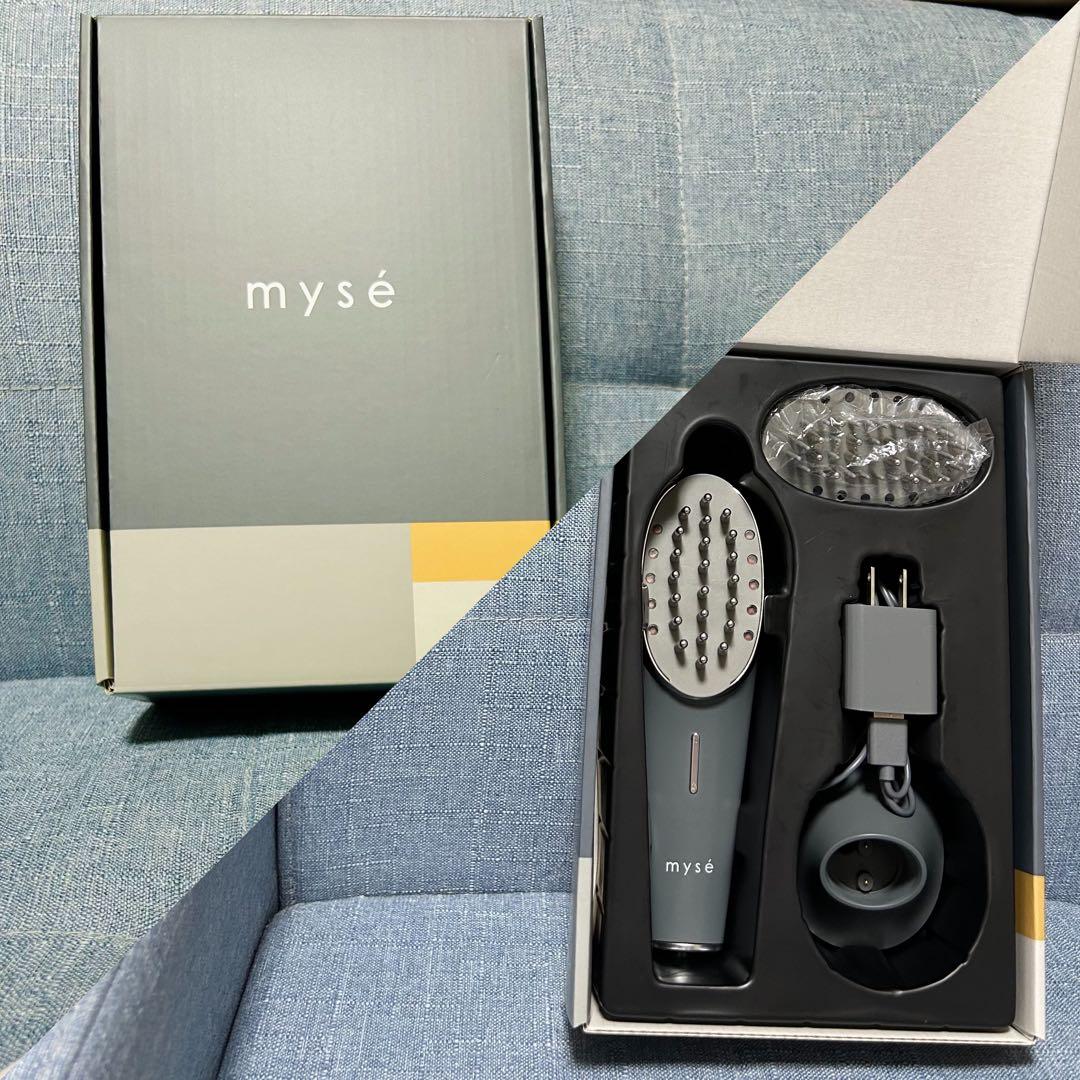 【美品】mysé スカルプブラシ 充電器・説明書付き