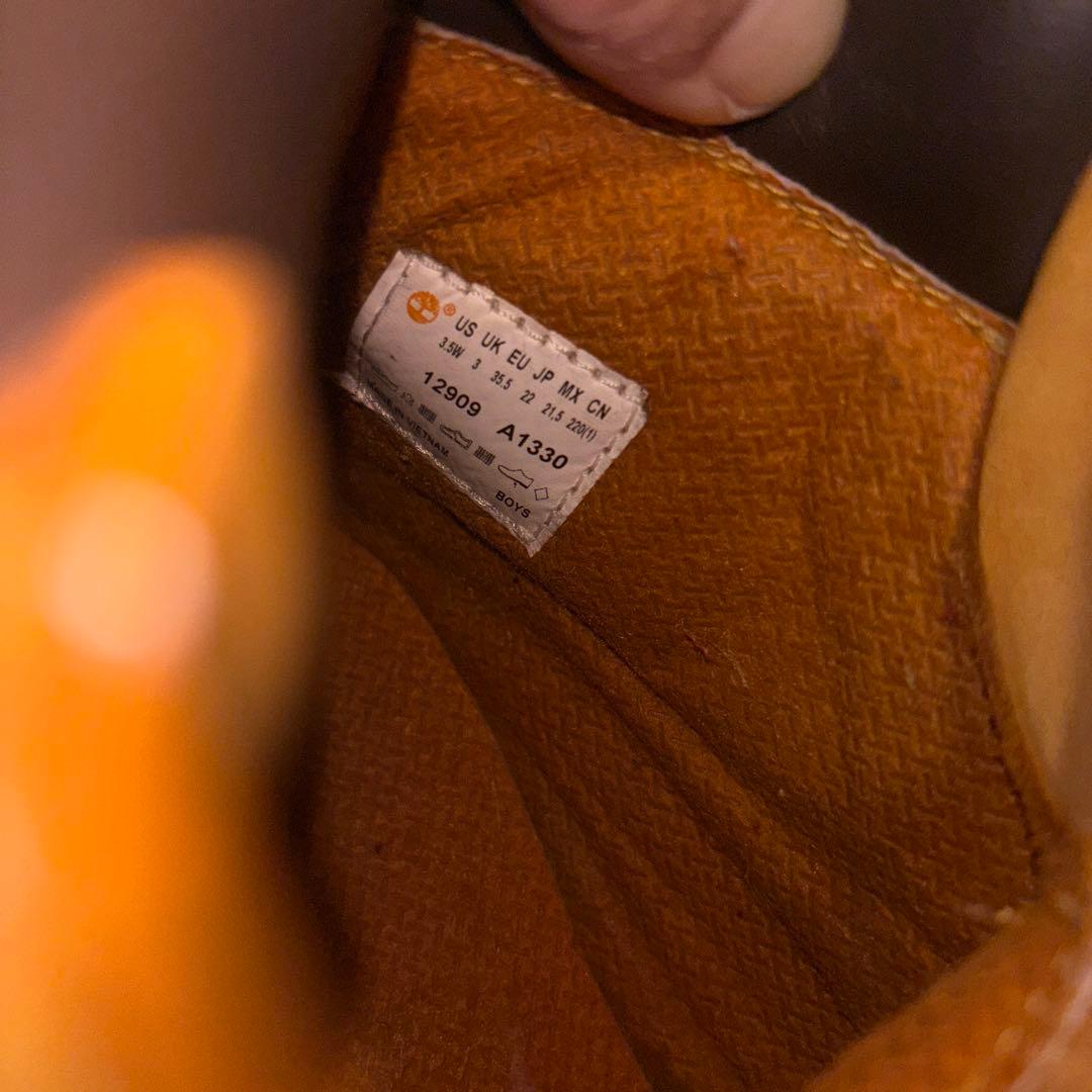 Timberland イエローブーツ　22cm