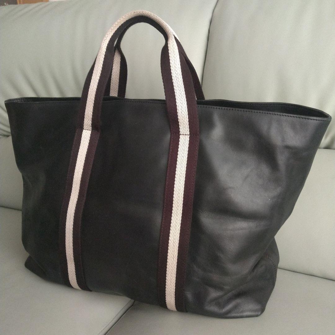 【美品】BALLY バリー オールレザー 2way トートバッグ 黒
