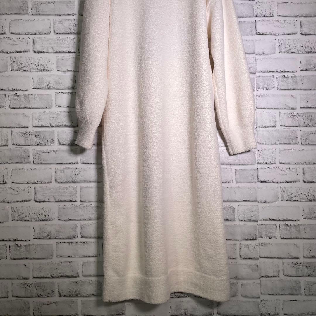 【美品】ジェラートピケ　シーズージャガードワンピース