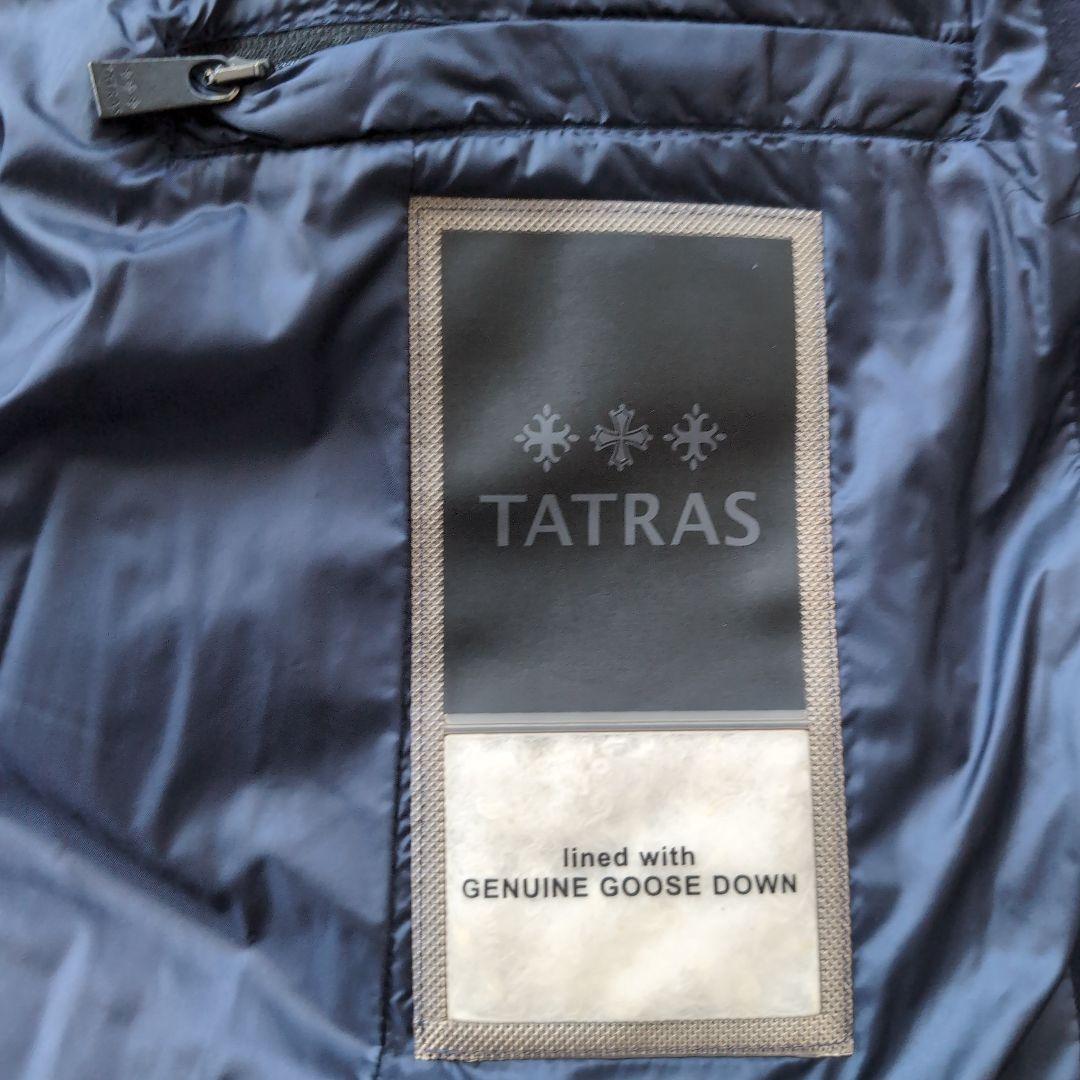 【クリーニング済☆】TATRAS★ネイビーダウンコート！