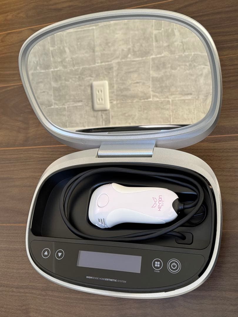 超美品 ver.6.2 ケノン 眉毛脱毛器付き 脱毛器 美顔器 パールホワイト