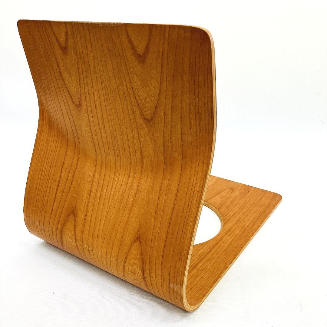 Tendo 天童木工 座椅子 2脚セット 藤森健次 曲げ木 ケヤキ板目 曲木⑨