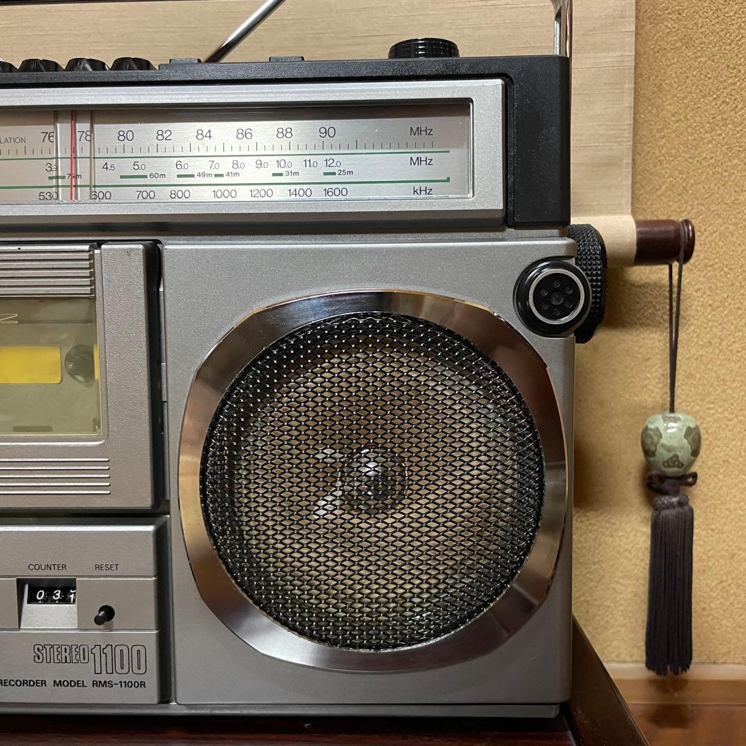 専用品／NEC／ラジカセ／RMS-1100R／メンテナンス済み／メンテキット付属