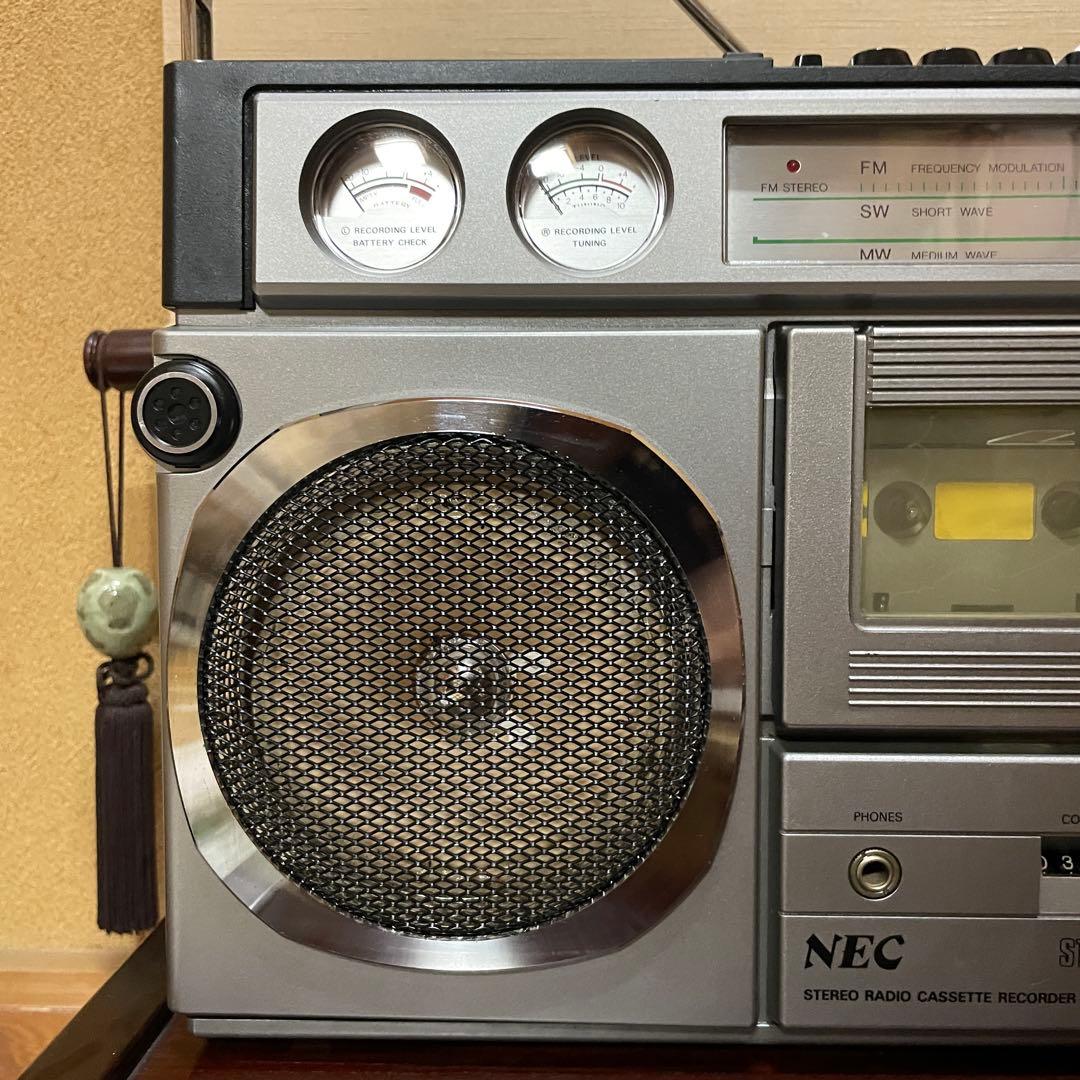 専用品／NEC／ラジカセ／RMS-1100R／メンテナンス済み／メンテキット付属