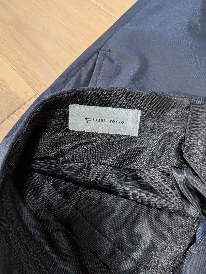 【FABRIC TOKYO】SOLOTEX ミッドナイトブルー　ツーピーススーツ