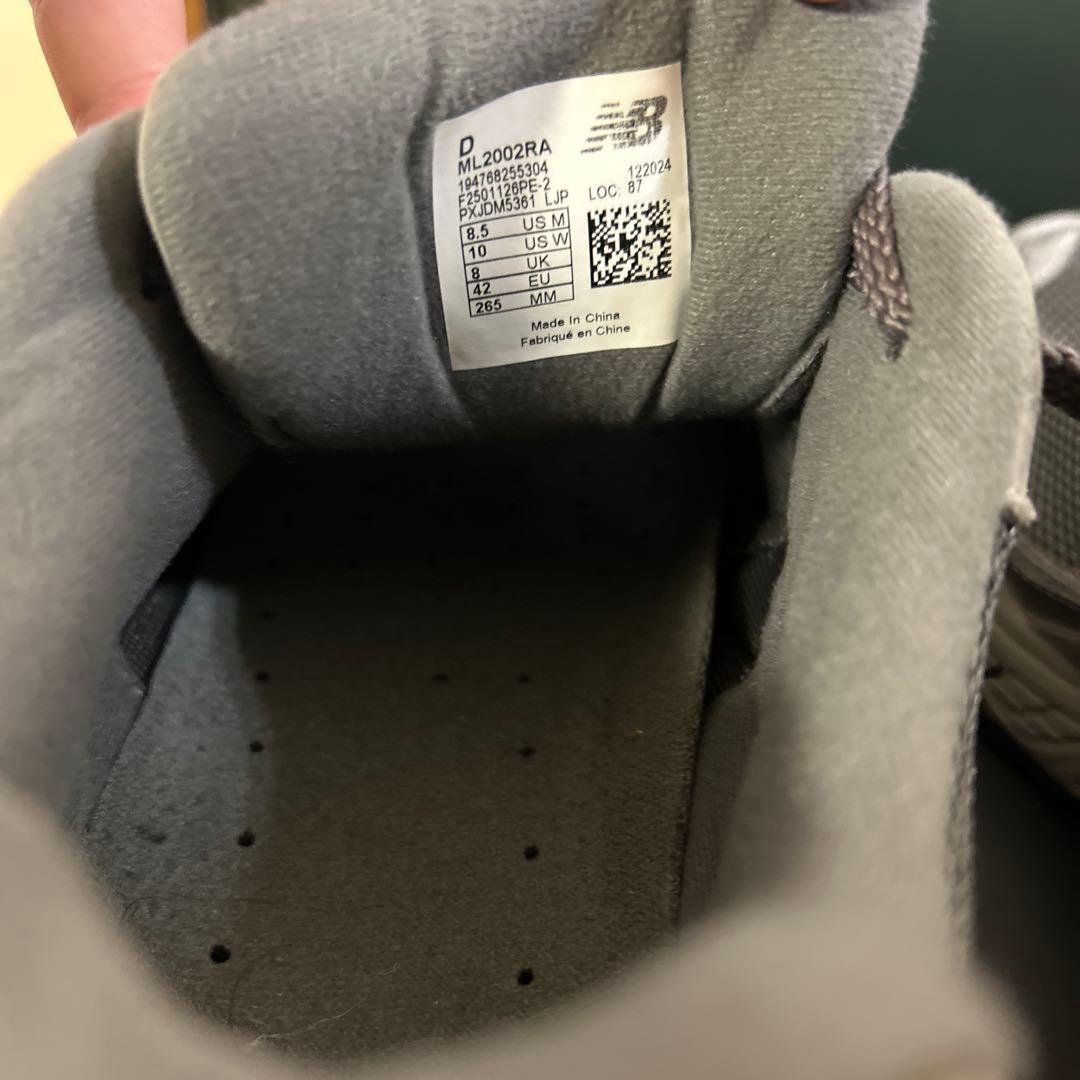 New Balance ML2002RAグレー スニーカー