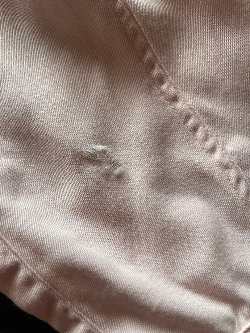 50's Blocks ベビーピンク/ ブラック レーヨンシャツ