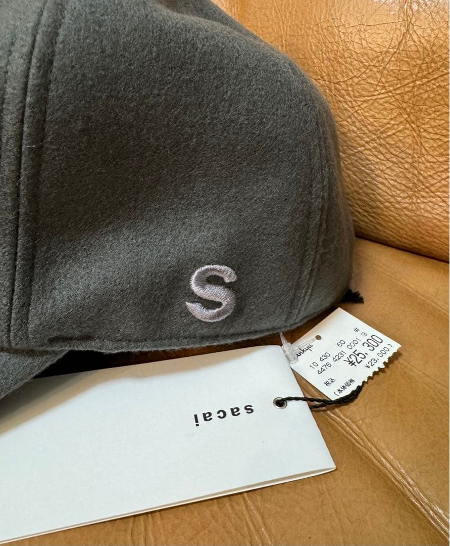 sacai Melton Drawstring Cap メルトンキャップ 新品
