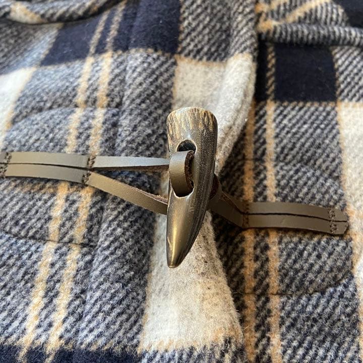 LONDON Tradition チェックメルトンダッフルコート