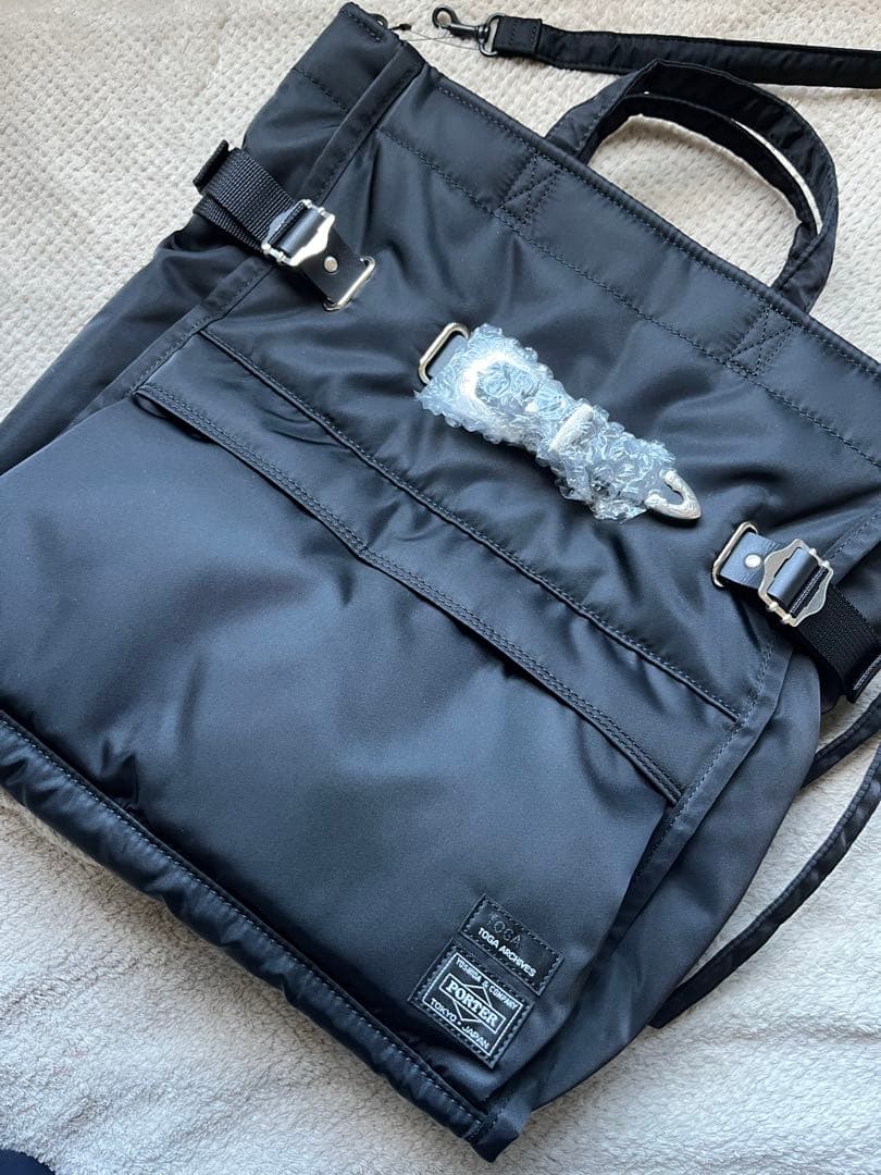 PORTER TOGA コラボ ショルダートートバッグ ブラック ポーター