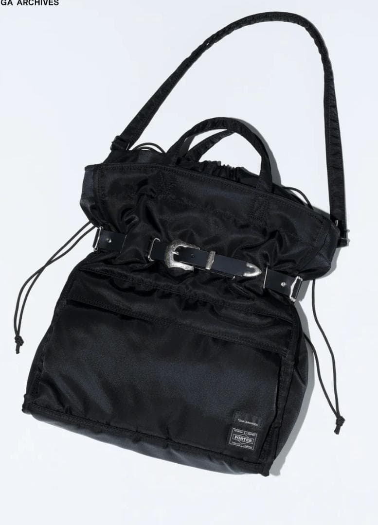 PORTER TOGA コラボ ショルダートートバッグ ブラック ポーター