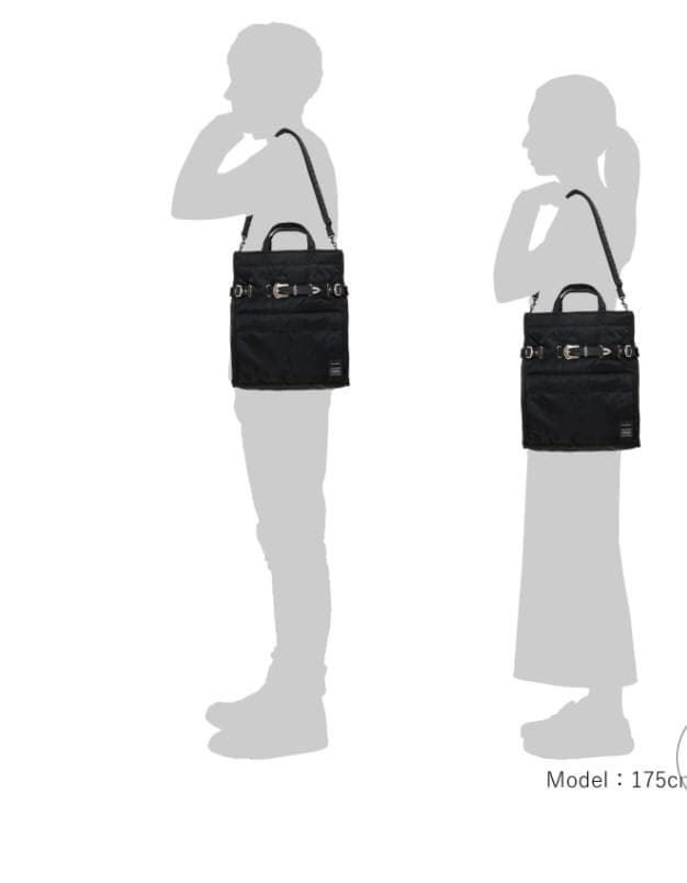 PORTER TOGA コラボ ショルダートートバッグ ブラック ポーター