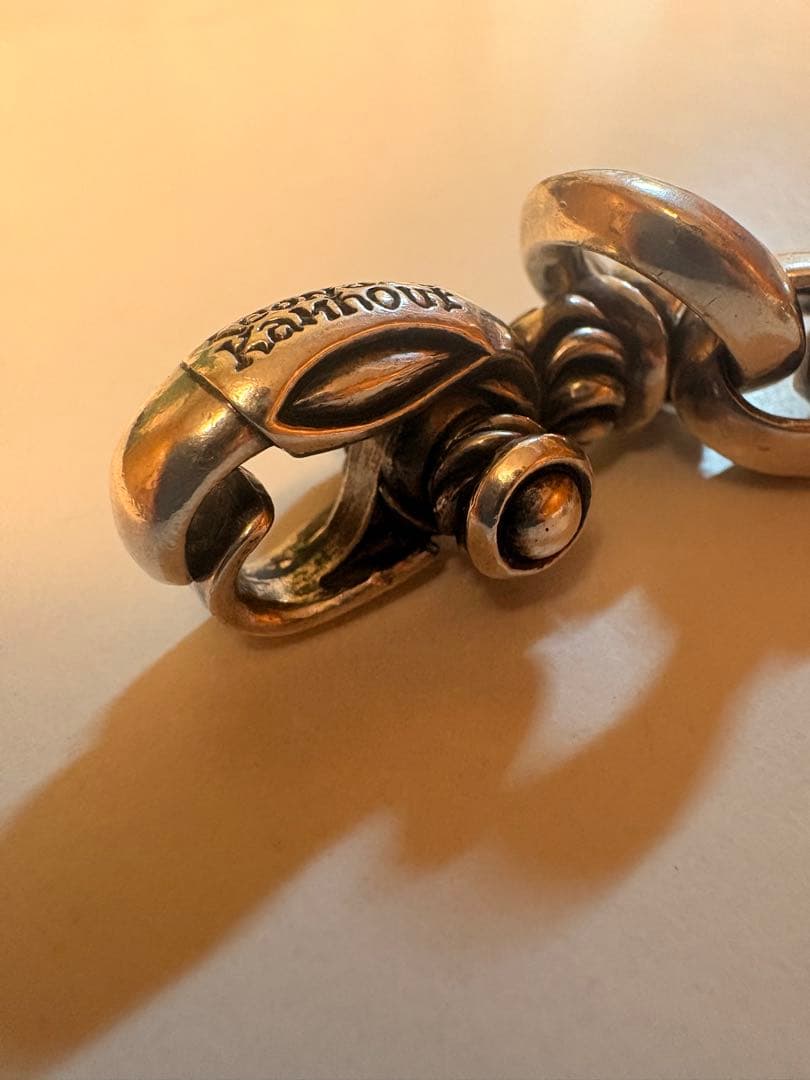 Leonard Kahnour シルバー925 チェーンブレスレット　約21㎝