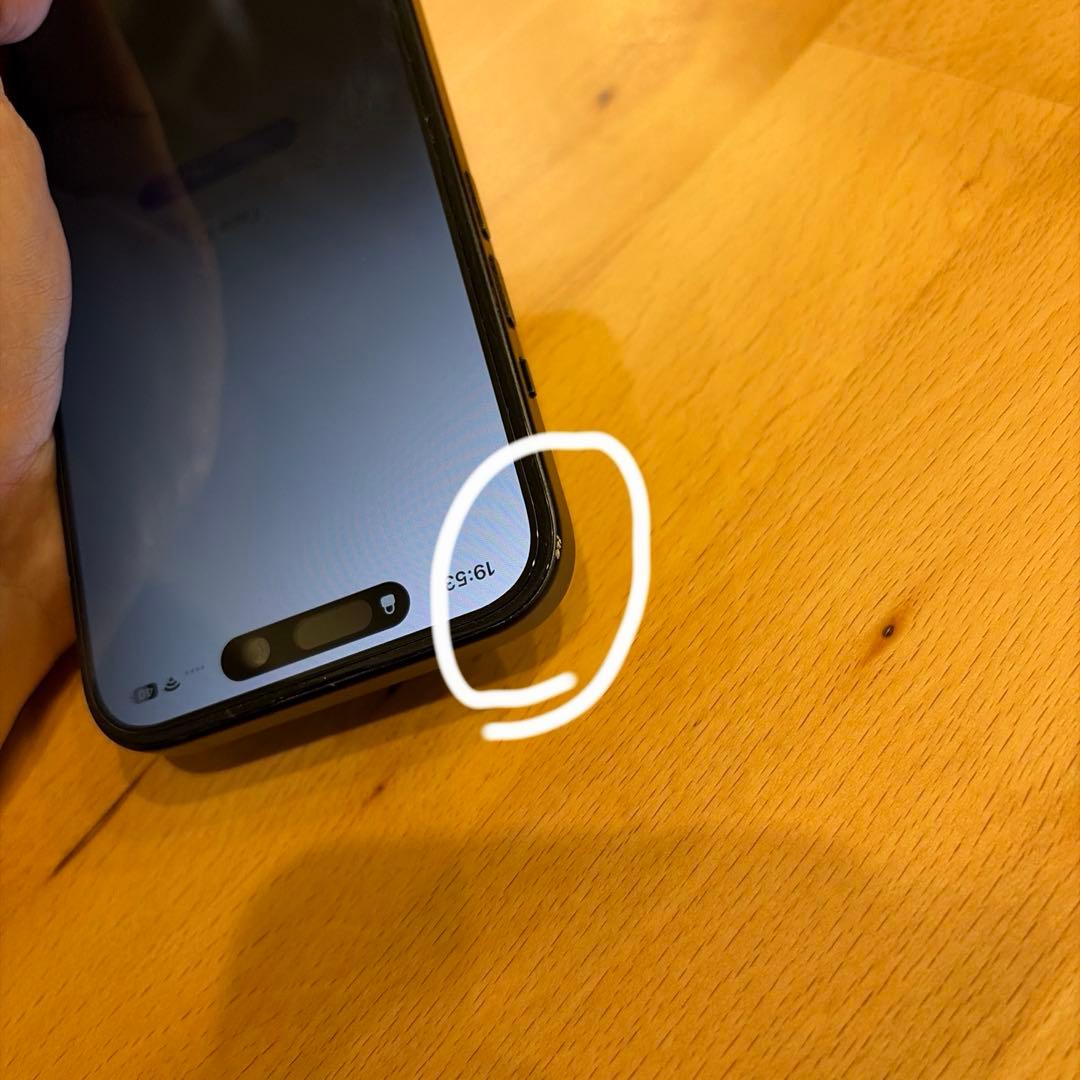 iPhone15 256G インカメラに傷ありSIMフリー