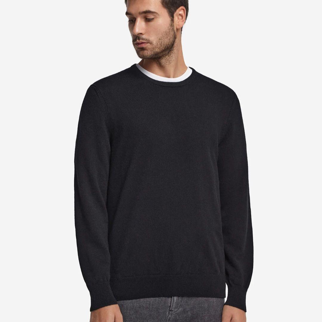 【新品】FALCONERI ファルコネリ カシミヤ ニット50 黒 BR干場義雅