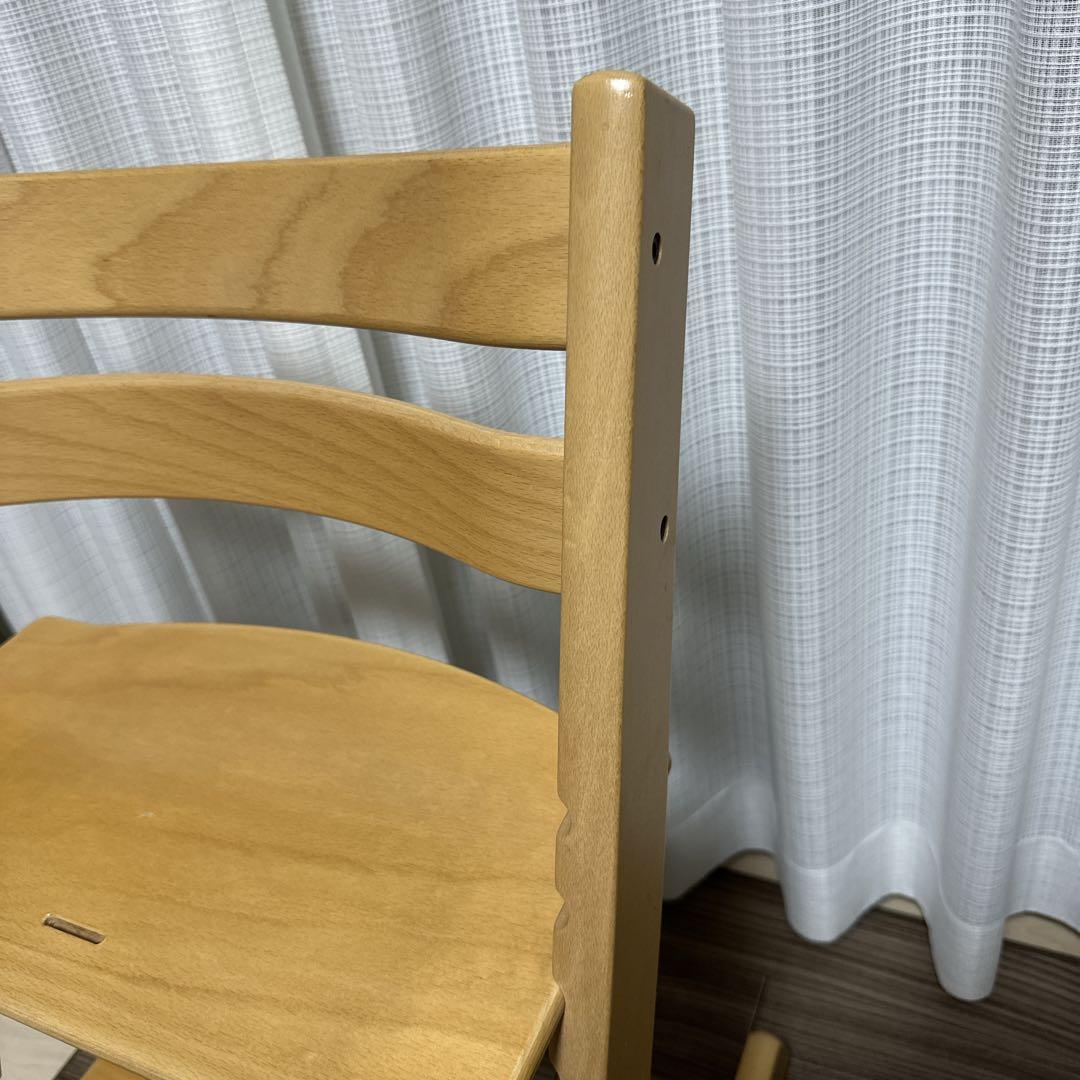 美品 ストッケ トリップトラップ シリアル5 ヘイジーオークナチュラル