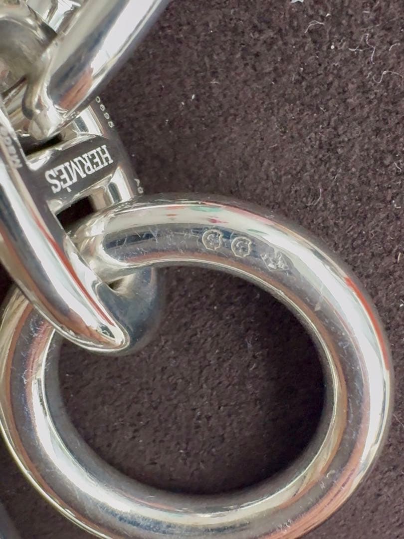 HERMES エルメス シェーヌダンクル TGM13シルバーブレスレット 新品