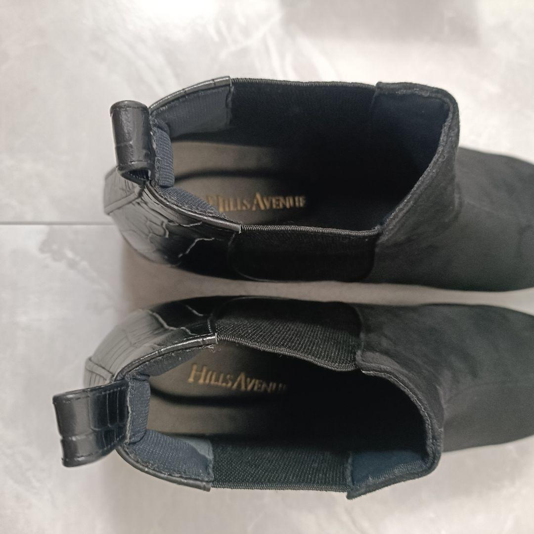 【新品】ヒルズアヴェニュー ウェーブソール サイドゴアブーツ 24.0cm