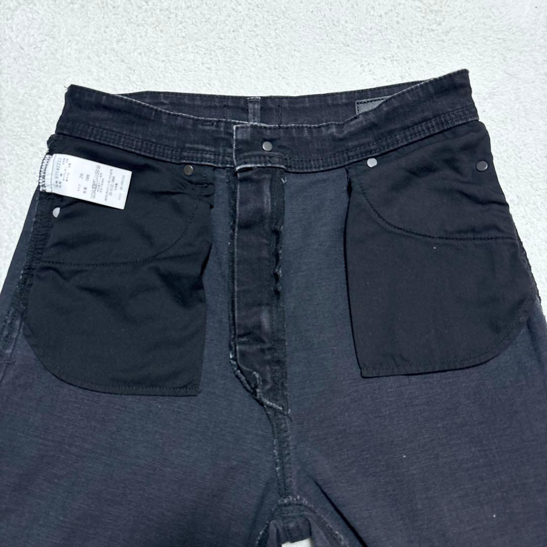 【美品】YANUK ボーイズストレート Lea レア ブラック デニム 26