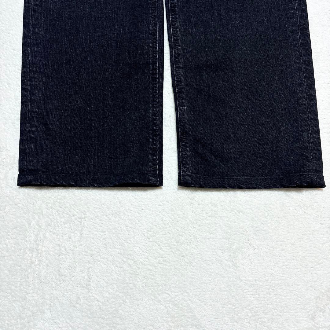 【美品】YANUK ボーイズストレート Lea レア ブラック デニム 26