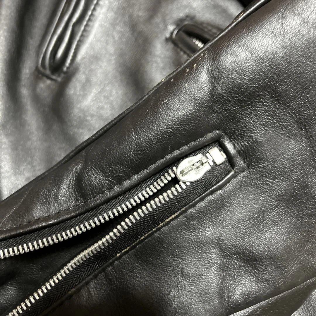 7*0様 schottレザーライダース618カスタムモヒカン小川牛タグワンスター