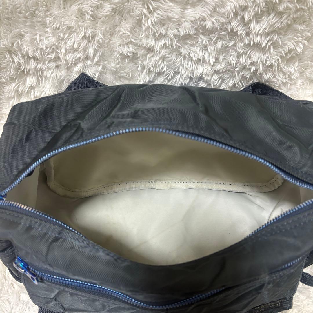 ✨限定人気商品✨ポーター RIDE ライド 近江ちぢみ ウエストバッグ シワ加工