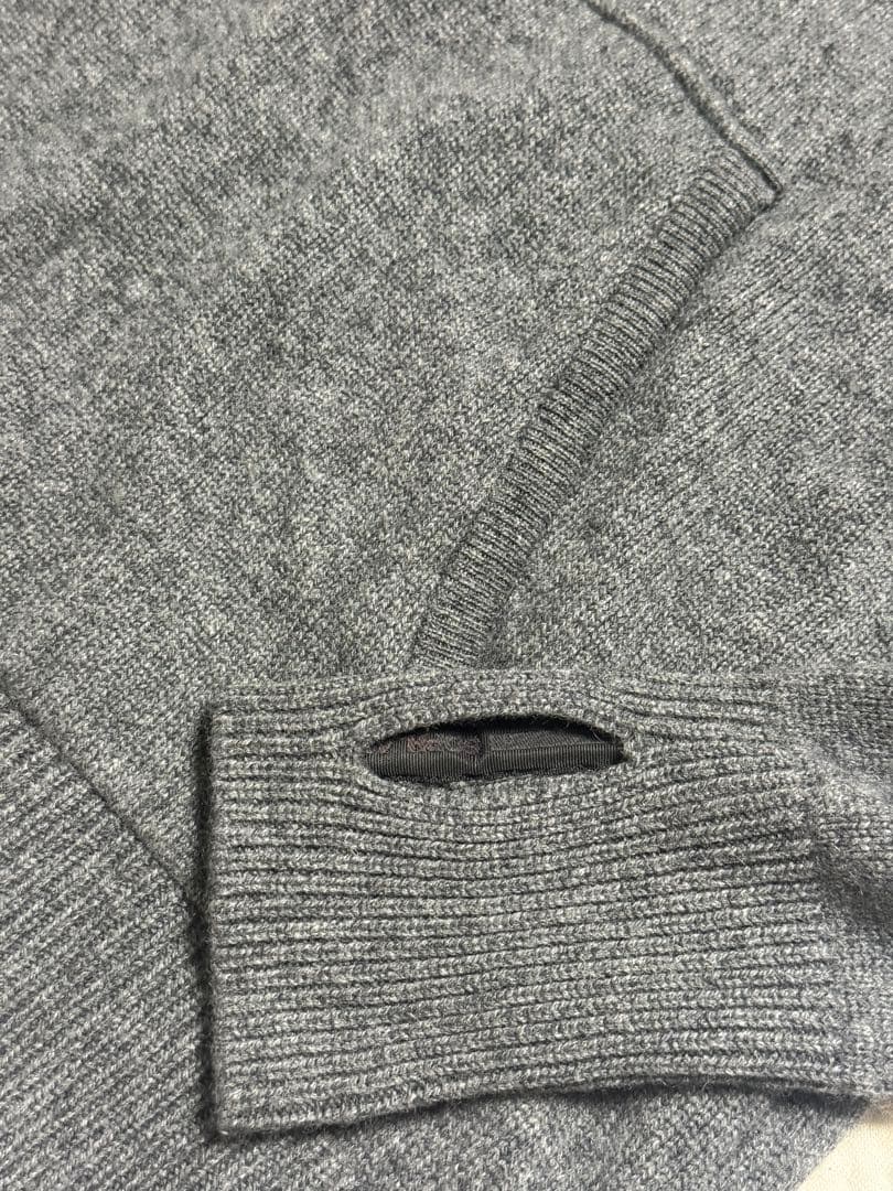 N*k様 SOPH Oranje カシミア　ニット　パーカー　グレー　カシミヤ