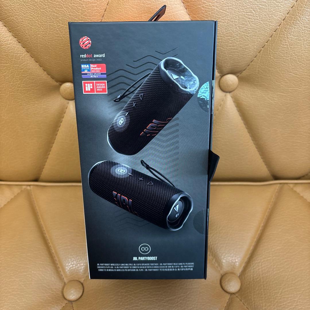 JBL FLIP6 BLK黒Bluetooth スピーカー 動作確認済み