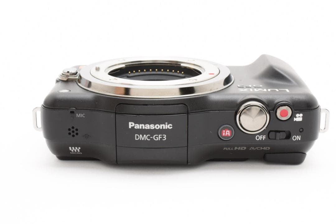 ★極美品★Panasonic LUMIX GF-3 ブラック 元箱付き#1128