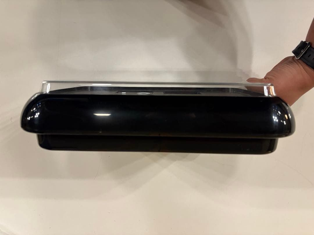 ★動作品★TWEMCO トゥエンコ パタパタ時計QD-35 ブラック