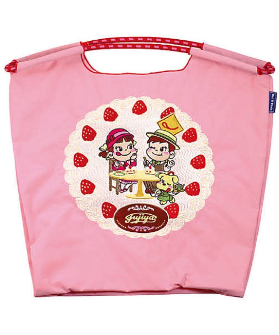 ボールアンドチェーン×ペコちゃんケーキ柄（不二家限定ピンク色）Mサイズ 未使用