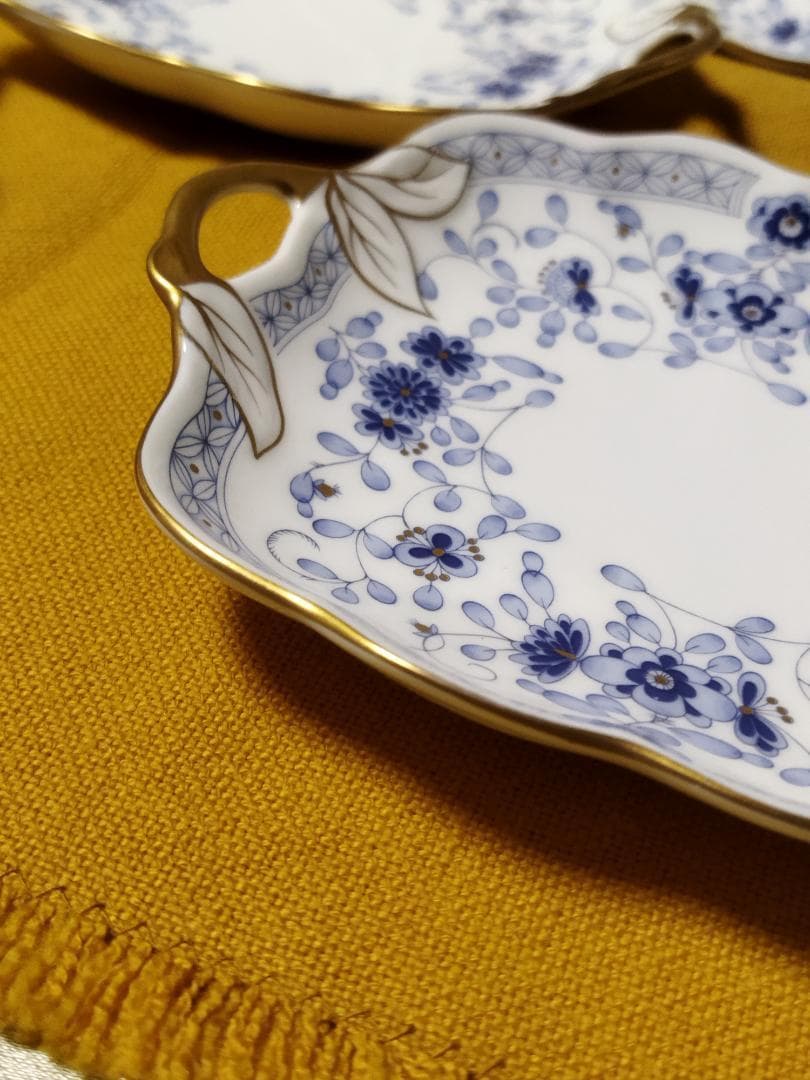 NARUMI ナルミ ミラノ 持ち手付き スクエア プレート 皿 5枚　未使用