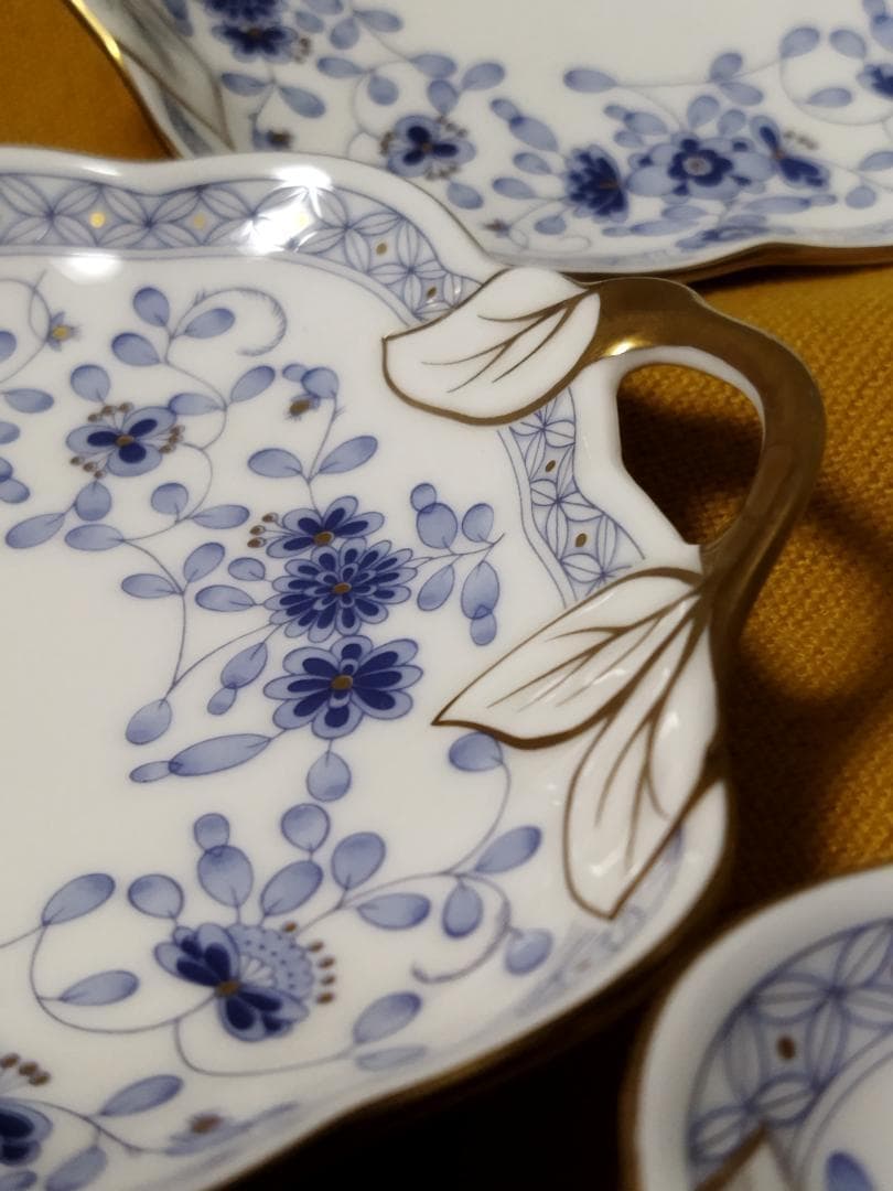 NARUMI ナルミ ミラノ 持ち手付き スクエア プレート 皿 5枚　未使用